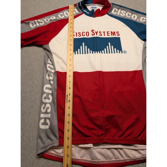Voler Full Zip Cisco Sytems Made in USA Large Y2K Vintage Tech - Picture 7 of 10